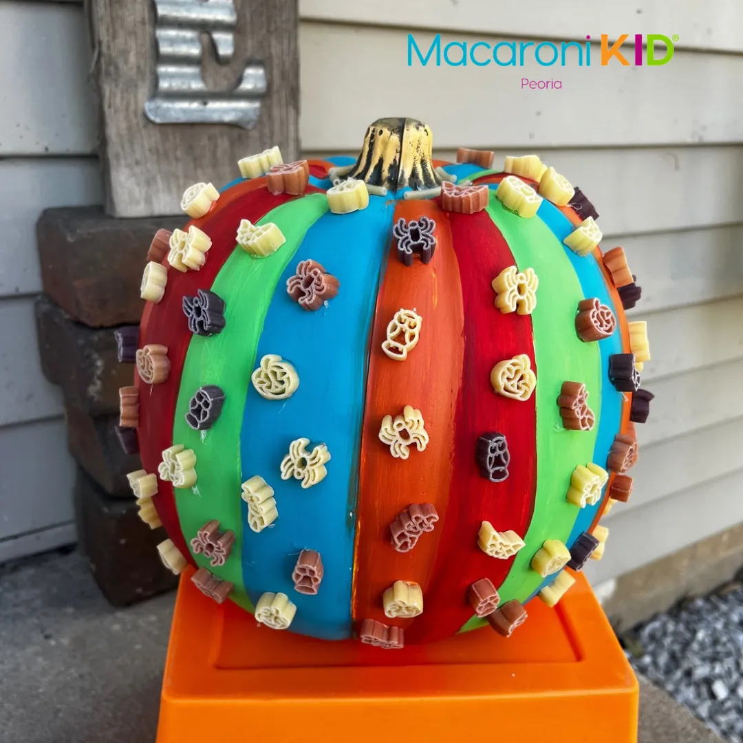 Decorated pumpkin